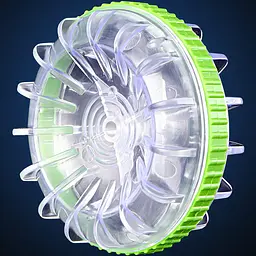 Машинка-амфібія на радіокеруванні YL-103 2.4G Transparent green - мініатюра 2