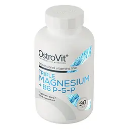 Вітаміни та мінерали OstroVit Triple Magnesium + B6 P-5-P 90 капсул - мініатюра 2