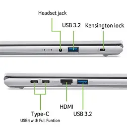 Ноутбук ACER Aspire Go 15 AG15-72P-56D7 (NX.JSVEU.007) - мініатюра 5