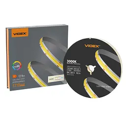 LED стрічка Videx COB DC24V 55W 5M 3000K Ra80 IP20 VL-LSTCB320-24113-B5) 