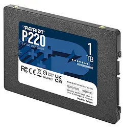 Накопичувач SSD Patriot P220 1TB 2.5" 7mm SATAIII (P220S1TB25) - мініатюра 4