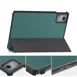 Чохол-книжка BeCover Smart Case для Lenovo Tab K11 Plus TB-352F 11.45" Dark Green (711850) - мініатюра 2