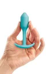 Анальна пробка B-Vibe Snug Plug 18.6 см (м'ятний) - мініатюра 5