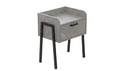 Тумба модульна Ferrum-decor Бетті 540x450x320 метал Чорний ДСП Бетон 16 мм (FRD-105497)