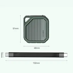 Зовнішня кишеня Xiaomi HAGiBiS для SSD M.2 NVMe 2230 USB Type-C 3.2 Gen2 10Gbps (MC13) - мініатюра 3