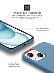 Чохол ArmorStandart ICON2 MagSafe для Apple iPhone 15 Plus Winter Blue - мініатюра 5