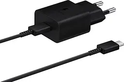 Сітчасте зарядне пристрій Samsung 15W Power Adapter Type-C+Cable - чорний (EP-T1510XBEGEU) (6972208) EP-T1510XBE