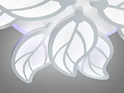 Люстра стельова LED Diasha 8028/8+4WH, 180W, 3200K-6000K, білий акрил, сучасний стиль з диммером та підсвіткою - мініатюра 5
