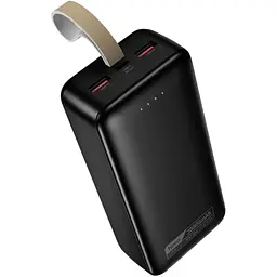 Зовнішній акумулятор Hoco DB130A Tridentis 30000mAh 30W Black [168598] - мініатюра 2