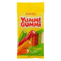 Конфеты желейные Roshen Yummi Gummi Twists 70 г (904789)