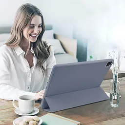 Чохол-книжка BeCover Tri Fold Soft TPU з кріпленням Apple Pencil для Apple iPad Pro 11 2020/2021/2022 Purple (711114) - мініатюра 6