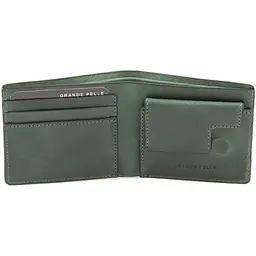 Портмоне чоловіче шкіряне GRANDE PELLE 11х9х2.5 см acs0032087 - мініатюра 2
