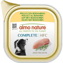 Вологий корм для собак Almo Nature HFC Dog Complete з куркою і розмарином 150 г