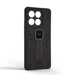 Чехол для Motorola Edge 60 Pro 5G, Proover, черный, с подставкой и магнитом, противоударный, ударопрочный, бронированный, панель-накладка, защита всего корпуса, термополиуретан (TPU) + поликарбонат (PC), ArmorStandart (ARM86028) - мініатюра 2