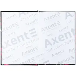 Книга записна Axent Crimson fleur А5, 96 аркушів, клітинка, тверда обкладинка (8459-4-A) - мініатюра 3