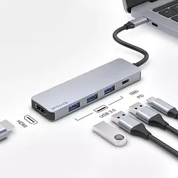 USB-хаб Proove Iron Link 5-in-1 (HBIL00010604) [157992] - мініатюра 4