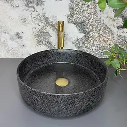 Умивальник VBI Prato L Space накладний 39x39 см black matt VBI-011418 - мініатюра 5