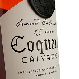 Кальвадос Coquerel 15 yo 42% 0.7 л у подарунковій упаковці - мініатюра 4