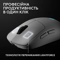 Миша комп'ютерна Logitech Pro 2 Lightspeed White (910-007302, 910-007304) - мініатюра 5