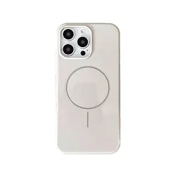 Чохол для iPhone 16e з MagSafe, захисний, глянцевий, з м’якою підкладкою, бежевий - мініатюра 2