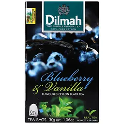 Чай чорний Dilmah Blueberry&Vanilla, 30 г (20 шт. х 1.5 г) (896863) - мініатюра 2