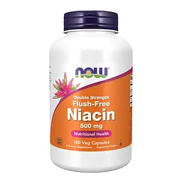 Ніацин Niacin Flush-Free Double Strength 500 mg - 180 vcaps