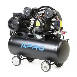 Компресор двоциліндровий пасовий Apro OFBD-50 2,2кВт 402 л/хв 50 л 30412 - мініатюра 2