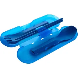 Набір столових приборів Humangear GoBites Quattro Blue