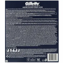 Подарунковий набір для чоловіків Gillette: бритва Sensor3 + змінні катриджі для гоління 5 шт. + гель для гоління Series Sensitive 75 мл - мініатюра 3