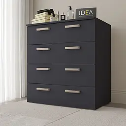 Комод на 4 шухляди Idea ТКБ-361.2 Антрацит