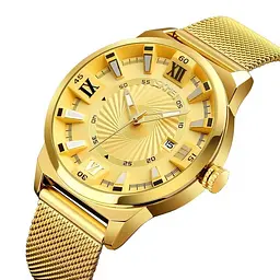 Годинник чоловічий наручний Skmei 9166 Gold gold оригінал - мініатюра 2