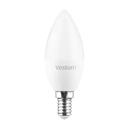 Лампочка Vestum LED C37 4W 3000K 220V E14 (1-VS-1308) - мініатюра 2