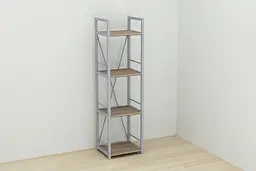 Етажерка 4/34 Ferrum-decor Серії Коннект 120x34x28 сірий ДСП Дуб Сонома Трюфель 16мм (FRD-104287) - мініатюра 6