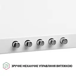 Витяжка купольна PERFELLI K 6210 WH 700 LED - мініатюра 4