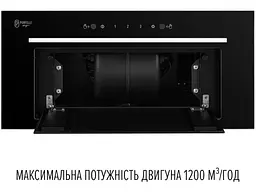 Витяжка вбудована Perfelli DESIGN FILINI 6 NERO - мініатюра 6