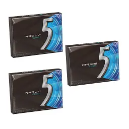 Жувальна гумка Wrigley's 5 Gum Peppermint Cobalt без цукру - мініатюра 3