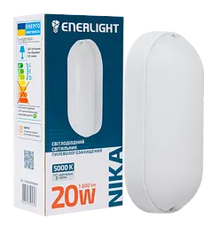 Світильник світлодіодний Enerlight NIKA 20W 5000К IP65 (NIKA20SMD80N) - мініатюра 2