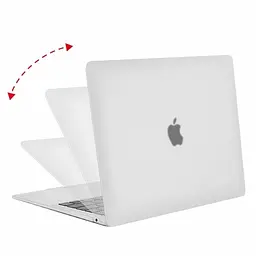 Пластикова накладка STR Matte HardShell Matte Case for MacBook Air 13` A1932/A2179/A2337 White (2018-2020) [52863] - мініатюра 2
