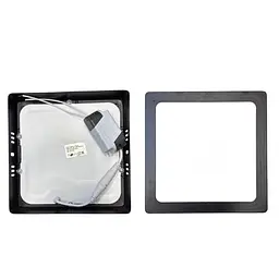 Панель LED накладная BLACK LUSF SQ-18C 4000K 18W квадрат (210*210*28)  - мініатюра 3