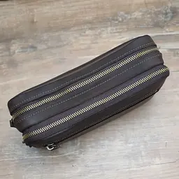 Чоловіча шкіряна сумка клатч GS коричнева (БАР 001 кор) 220 - мініатюра 3