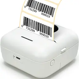Портативний термопринтер JETIX Mini Printer Student, мобільний міні + 5 рулонів термопаперу в комплекті - мініатюра 3