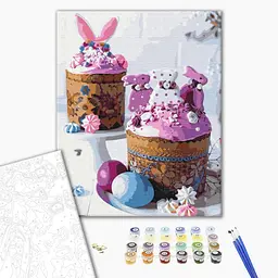 Картина за номерами "Великодні пасочки" BS51826, 40х50 см - мініатюра 2