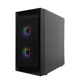 Корпус 1stPlayer BS-2-BK-3F1 Black без БП (BS-2-BK-3F1) - мініатюра 3