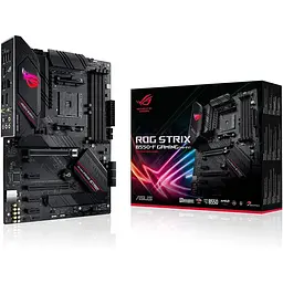 Материнська плата Asus Rog Strix AM4 (B550) B550-F Gaming WIFI II, B550, 4xDDR4, CrossFire, Int. Video (CPU), 6xSATA3, 2xM.2, 1xPCI-E 16x 4.0, 1xPCI 1x 3.0, ROG SupremeFX, I225-V, WiFi 6, Bluetooth 5.2, 8xUSB3.2/4xUSB2.0, HDMI/DP, ATX - мініатюра 2