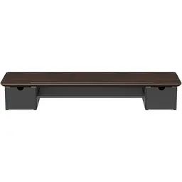 Настільна підставка для монітора Officepro MR161DW Dark Wood/Black (MR161DW) - мініатюра 3