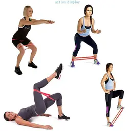 Фитнес резинки Fitness rubber bands (коробка + чехол) - мініатюра 8
