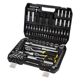Набір інструментів Sigma насадок торцевих та с1/4" 1/2" 114шт CrV (6003781)