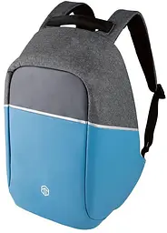 Рюкзак антизлодій з Rfid Topmove IAN352250 12L Сірий з блакитним - мініатюра 3