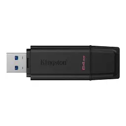 USB флеш накопичувач Kingston 64GB DataTraveler Exodia USB 3.2 Gen1 Black (DTXG2/64GB) - мініатюра 2