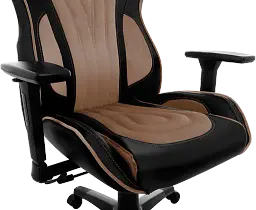 Геймерське крісло GT Racer чорне коричневе (X-2645 Black/Brown) - мініатюра 8